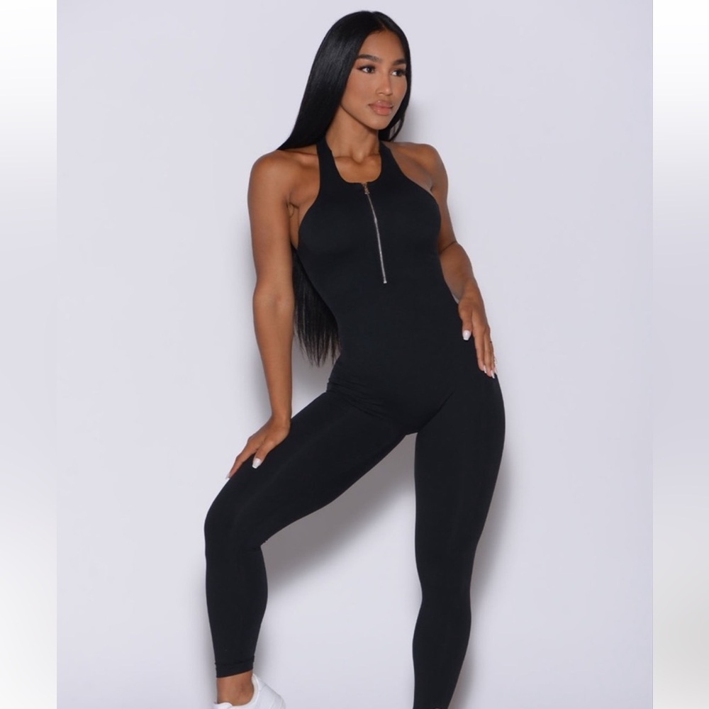 Bombshell Sportswear Zip Bodysuit